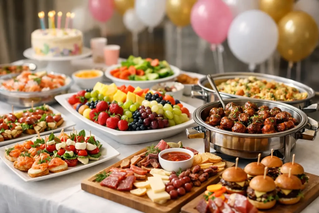 Birthday Party Catering Buffet Ideas That Impress