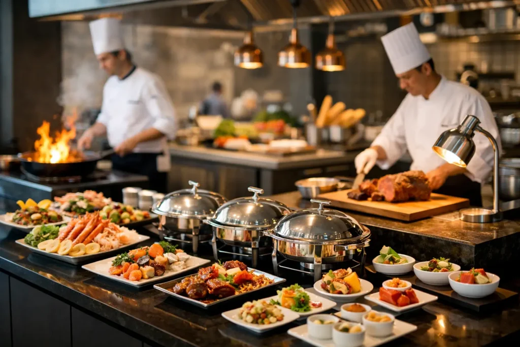 Premium Buffet With Live Stations That Impress