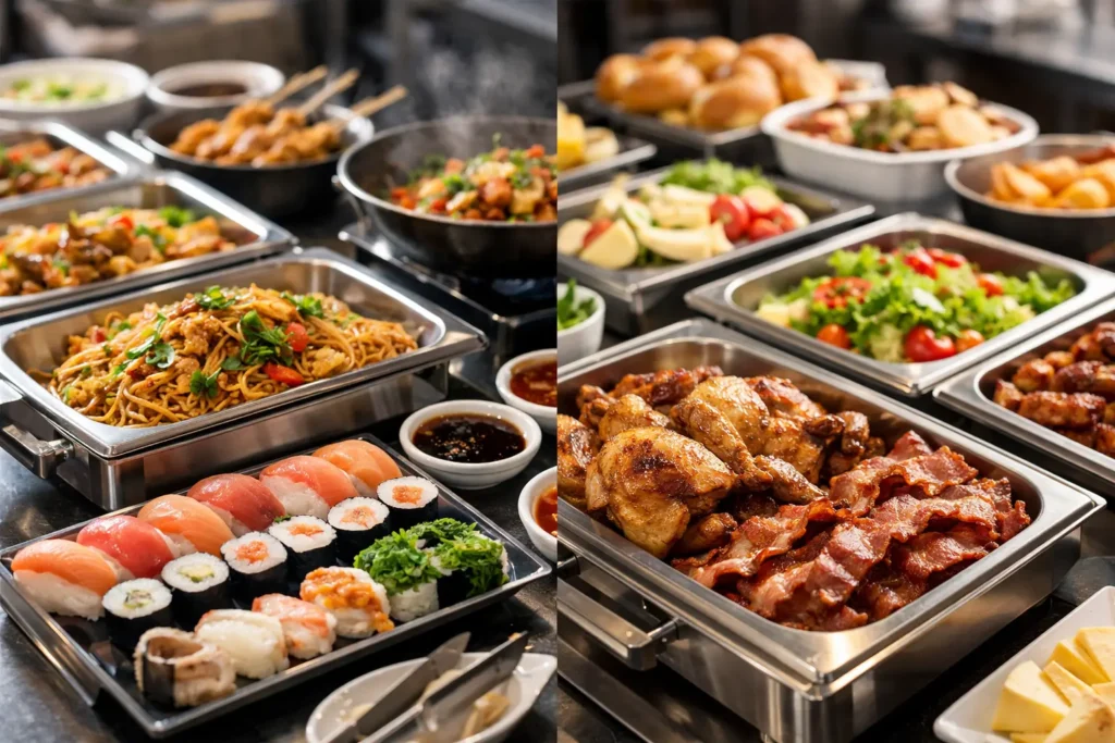 Asian Buffet vs Western Buffet: Which Fits?